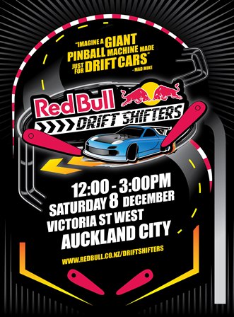 Red Bull Drift Shifters in New Zeeland